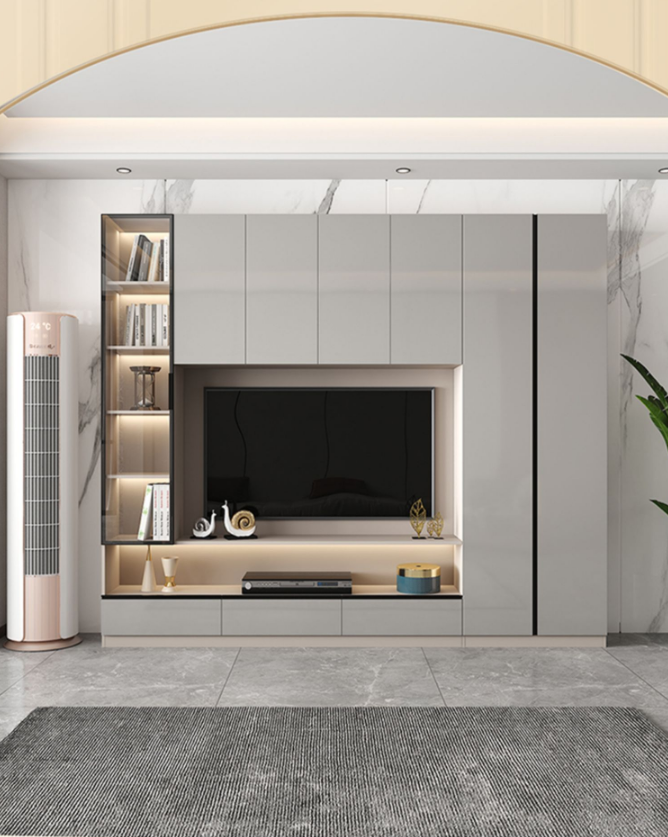 Living room TV cabinet functional storage cabinet tv wall unit bedroom TV cabinet - copy