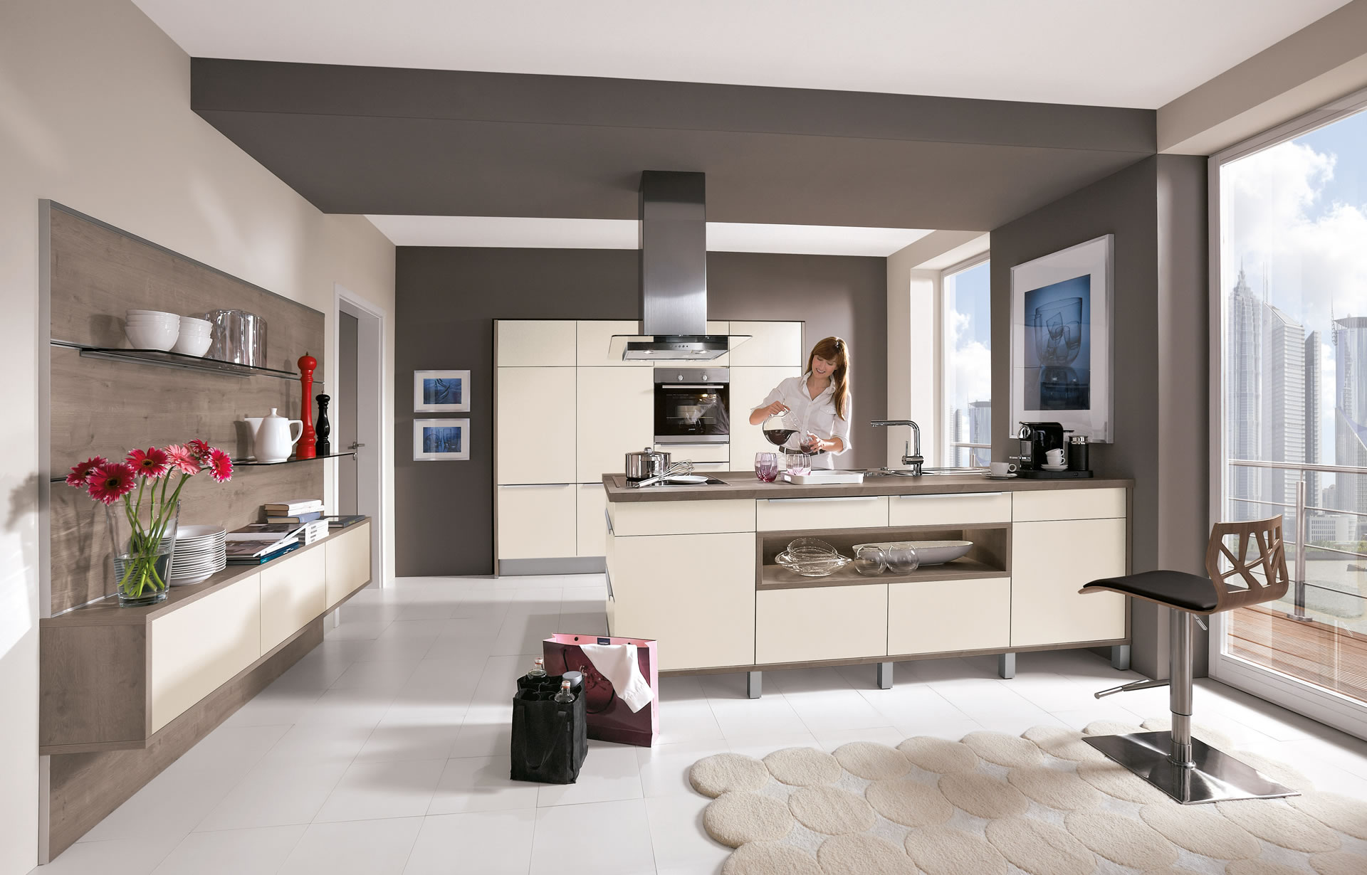 Modern kitchen cabinets