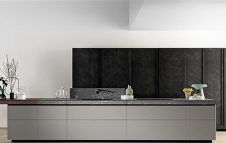 Modern Style Home Furniture Matt Finish Kitchen Cabinet with Island