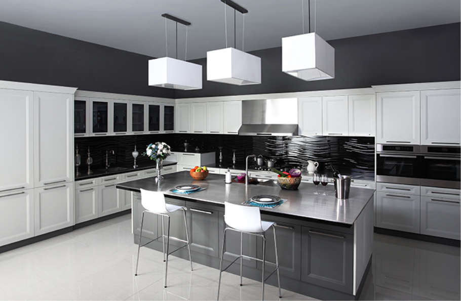 Stainless steel kitchen 