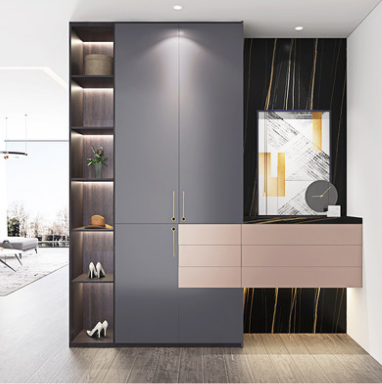 Home Guest dining room hall porch locker Storage cabinet plastic wardrobe for shoes
