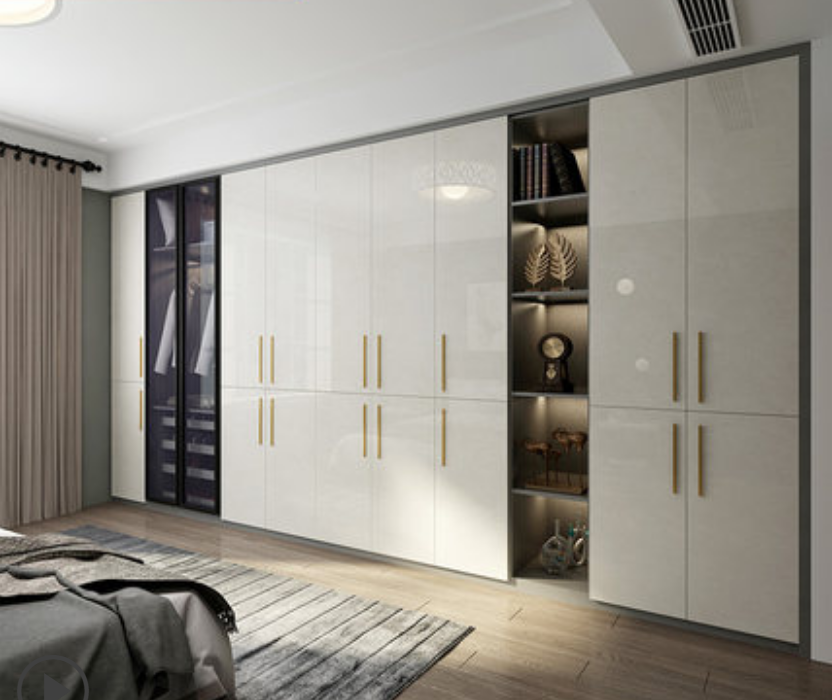 Chinese  Closet Wardrobe Combination of simple wardrobe steel tube