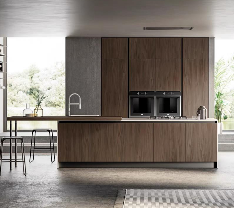 Modern kitchen minimalist  Nordic commercial kitchen utensils nepal wooden furniture kitchen cabinet