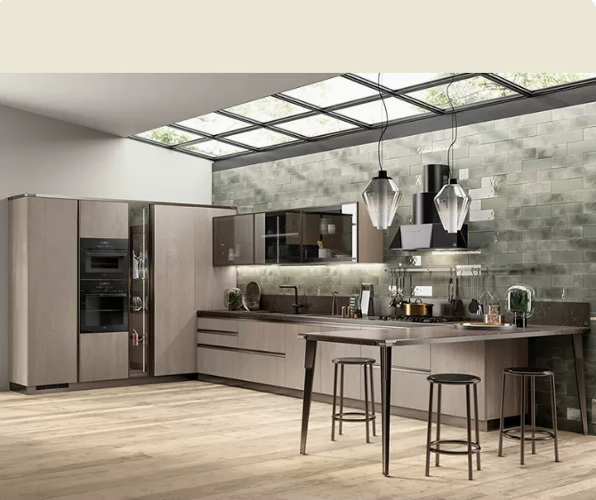 Island shape decoration integrated egg holder countertop  kitchen commercial kitchen appliances