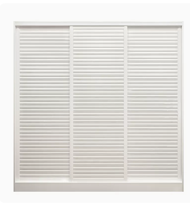  Furniture Sliding door wardrobe Modern two door storage locker couple wardrobe