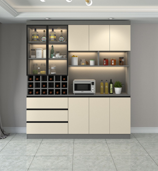 Meal side cabinet Modern wall storage cabinet dry kitchen unit wine rack