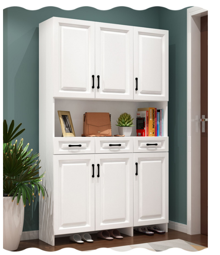 Living Room shoes rack modern customized shoes cabient large linen cabinet