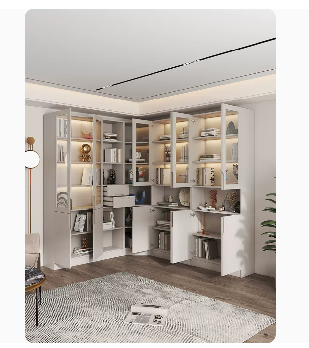 Storage Wardrobe solid wood bookcase bookshelf fabric wardrobe closet folding