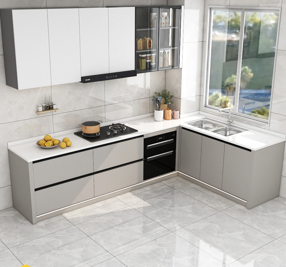 home L-shaped corner small kitchen aluminium alloy pulls furniture hardware kitchen