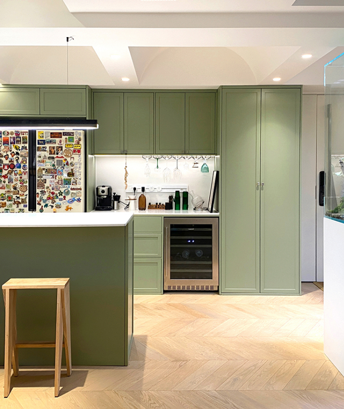 kitchen cabinets Vintage green cabinet with island platform bathroom and kitchen