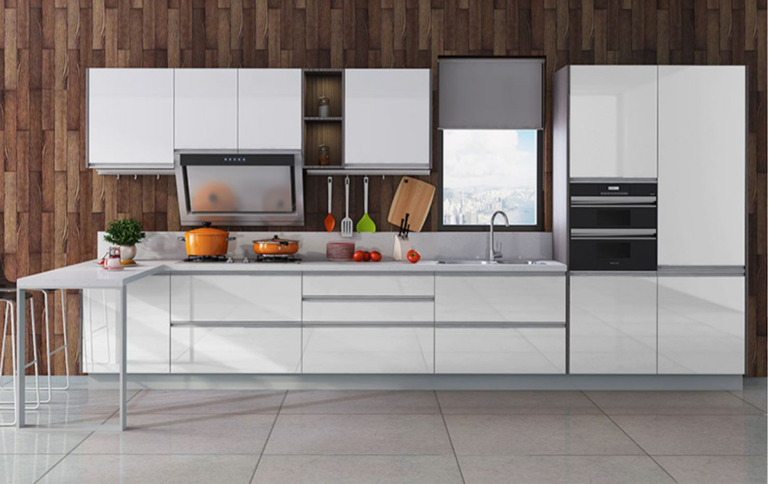 lacquer kitchen cabinet Customized kitchen cabinet decoration bottom base kitchen cabinets - copy