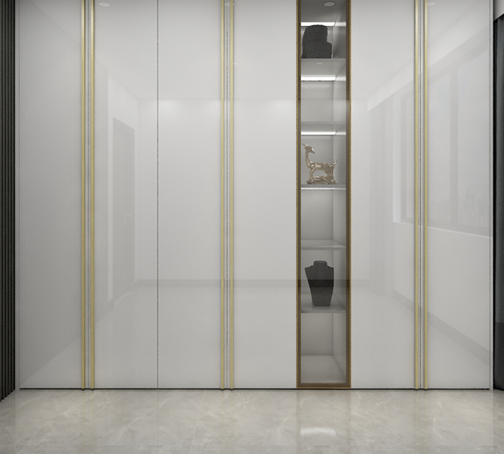 Modern tall cabinet wardrobe E0 all room customized wardrobe  floral print design cheap kids