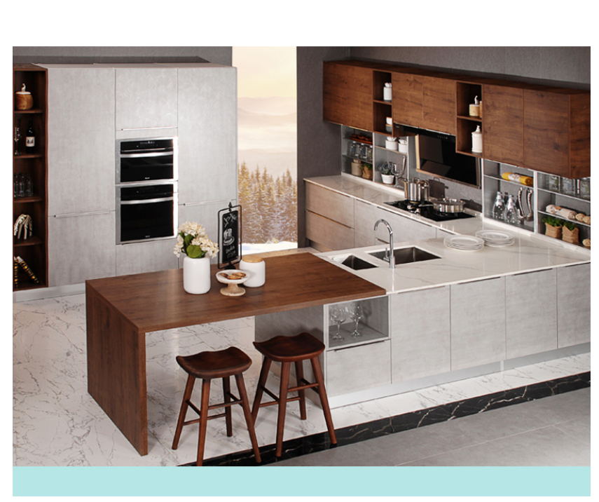 stackable kitchen cabinet shelf customized modern new cabinets with bar table top
