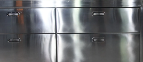stainless steel kitchen